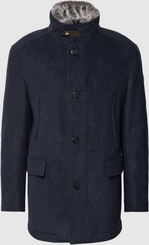 JOOP! Collection Lange jas met afneembaar imitatiebont model 'Gary'