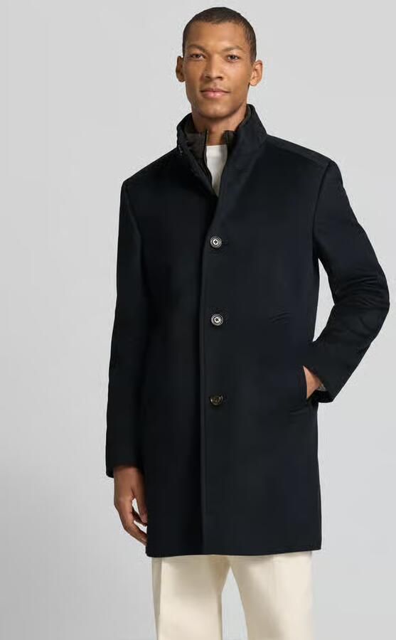 JOOP! COLLECTION Lange jas met opstaande kraag model 'MAICO' - Foto 2