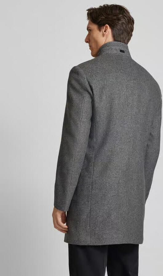 JOOP! COLLECTION Lange jas met opstaande kraag model 'Maron'