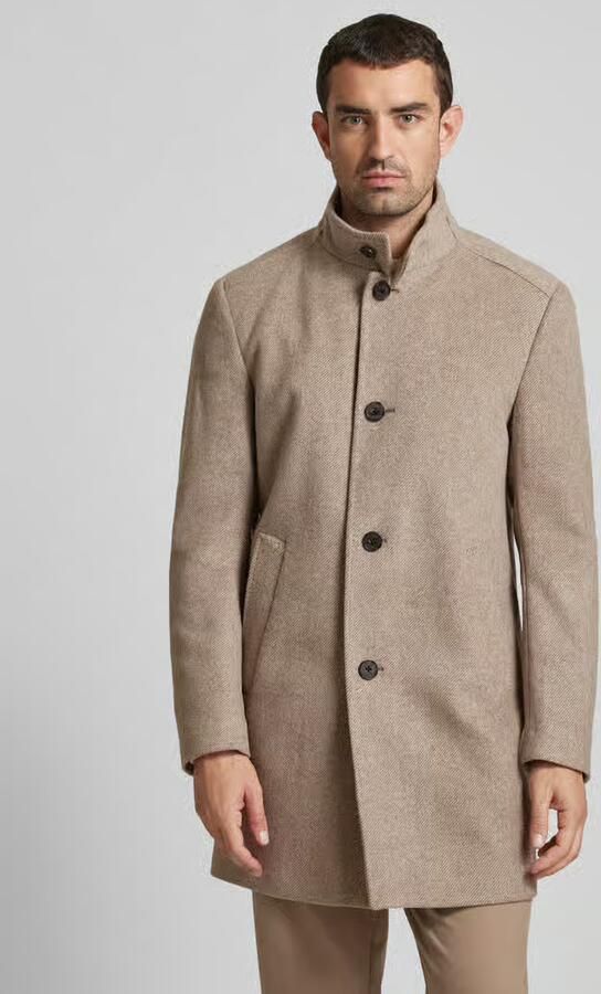JOOP! COLLECTION Lange jas met opstaande kraag model 'Maron' - Foto 2