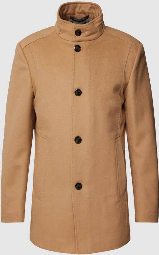 JOOP! Collection Lange jas met opstaande kraag model 'Maronello'
