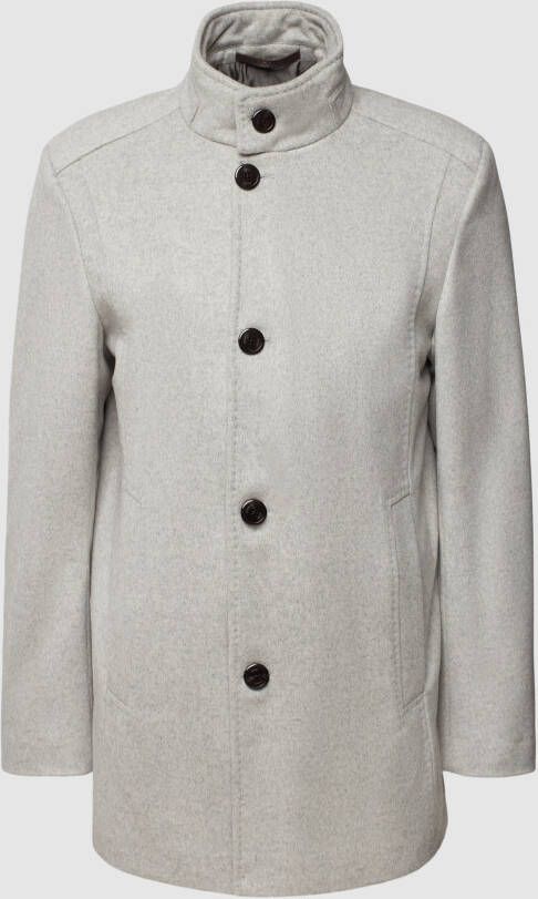 JOOP! Collection Lange jas met opstaande kraag model 'Maronello'
