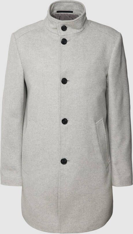 JOOP! Collection Lange jas met steekzakken model 'Maron'