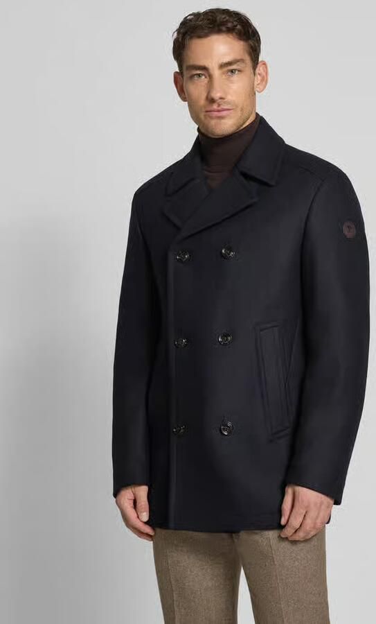 JOOP! COLLECTION Lange jas van wolmix met reverskraag model 'Butlin' - Foto 2