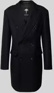 JOOP! COLLECTION Lange jas van wolmix met reverskraag model 'Richborne'