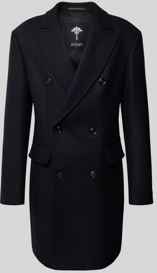 JOOP! COLLECTION Lange jas van wolmix met reverskraag model 'Richborne' - Foto 2