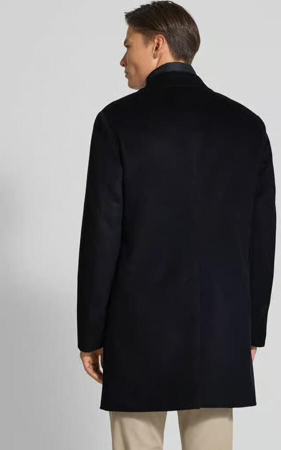 JOOP! Collection Lange wollen jas in dubbele-laagjeslook model 'Morris'