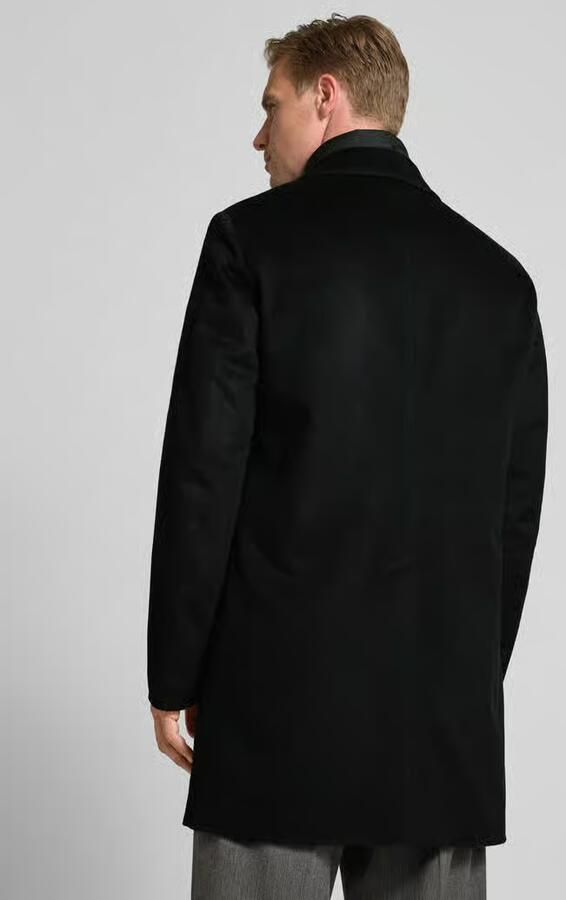 JOOP! Collection Lange wollen jas in dubbele-laagjeslook model 'Morris'
