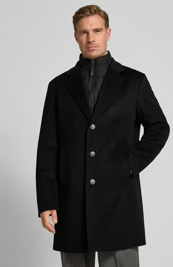 JOOP! Collection Lange wollen jas in dubbele-laagjeslook model 'Morris' - Foto 2