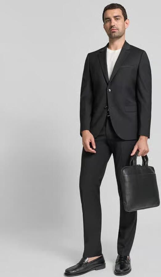 JOOP! COLLECTION laptoptas van leer met draagband model 'Cardona Samu'