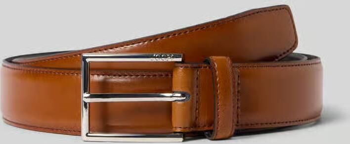 JOOP! Collection Leren ceintuur met doornsluiting