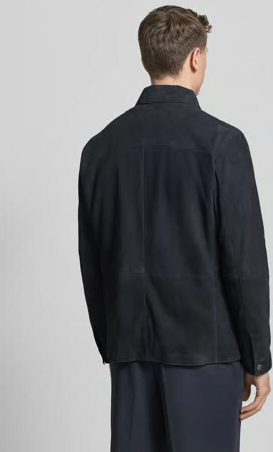 JOOP! Collection Leren jack met kentkraag model 'Atorn' - Foto 4