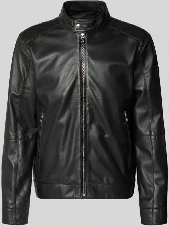 JOOP! Collection Leren jack met ritssluiting model 'ASON' - Foto 2