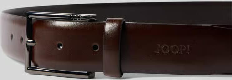 JOOP! Collection Leren riem met reliëflogo - Foto 2