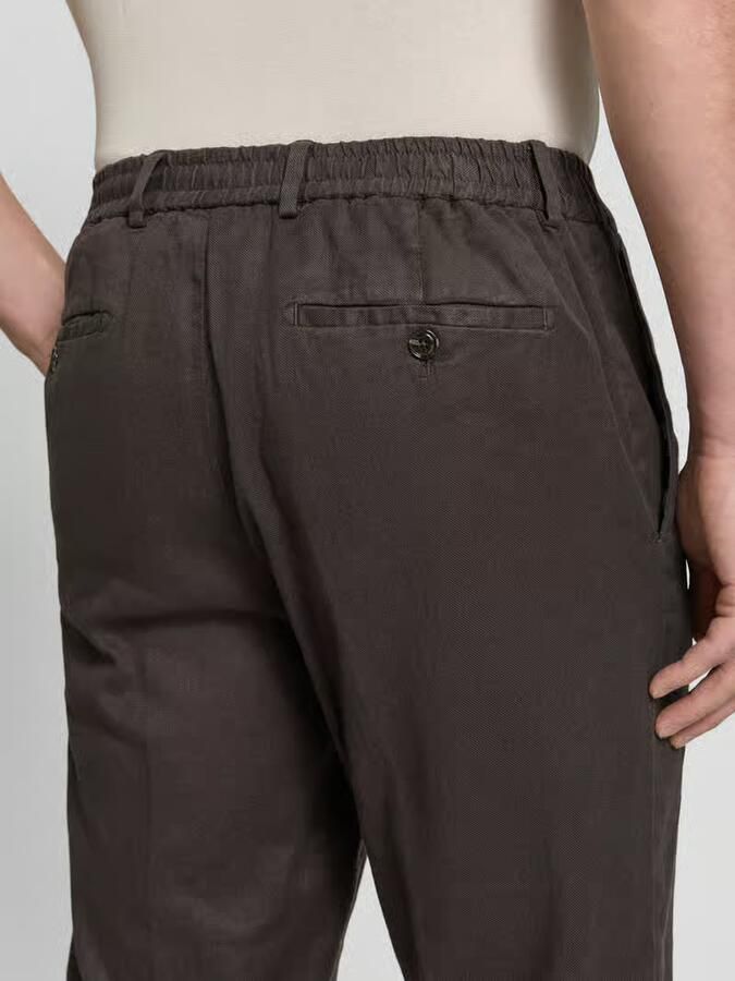 JOOP! COLLECTION Linnen broek met Franse steekzakken model 'River'