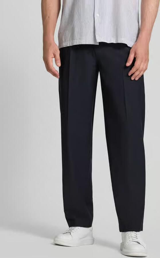 JOOP! COLLECTION Loose fit broek met persplooien model 'Lexter' - Foto 3