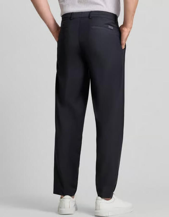 JOOP! COLLECTION Loose fit broek met persplooien model 'Lexter'