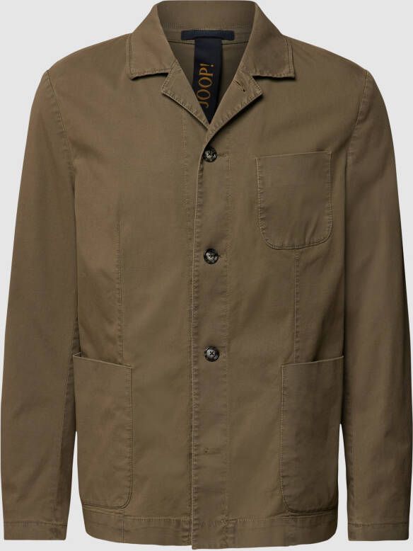 JOOP! Collection Loose fit overhemdjack met stretch