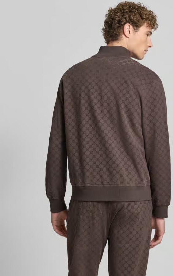 JOOP! COLLECTION Loose fit sweatjack van katoenmix model 'Kend' - Foto 2