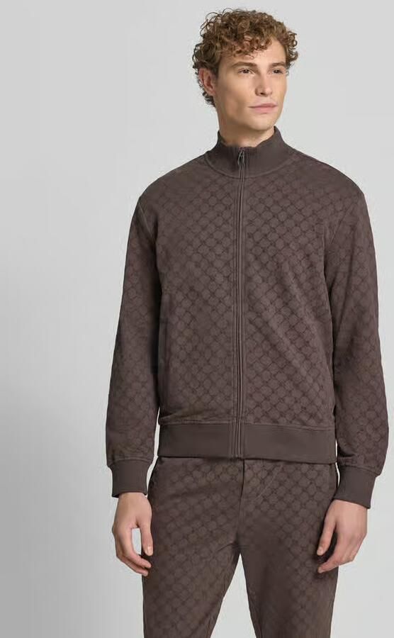 JOOP! COLLECTION Loose fit sweatjack van katoenmix model 'Kend' - Foto 3