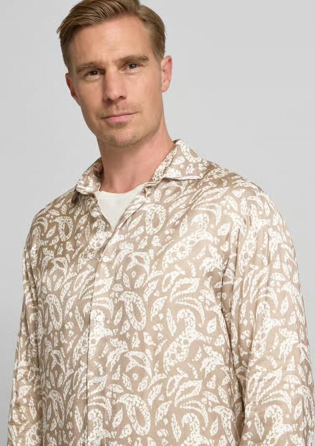 JOOP! Collection Loose fit vrijetijdsoverhemd van viscose model 'Matty'