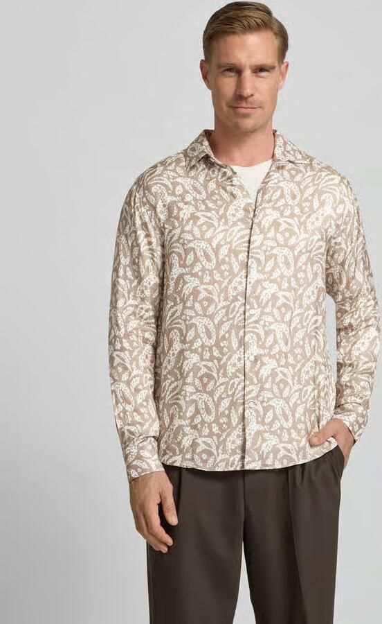 JOOP! COLLECTION Loose fit vrijetijdsoverhemd van viscose model 'Matty' - Foto 4