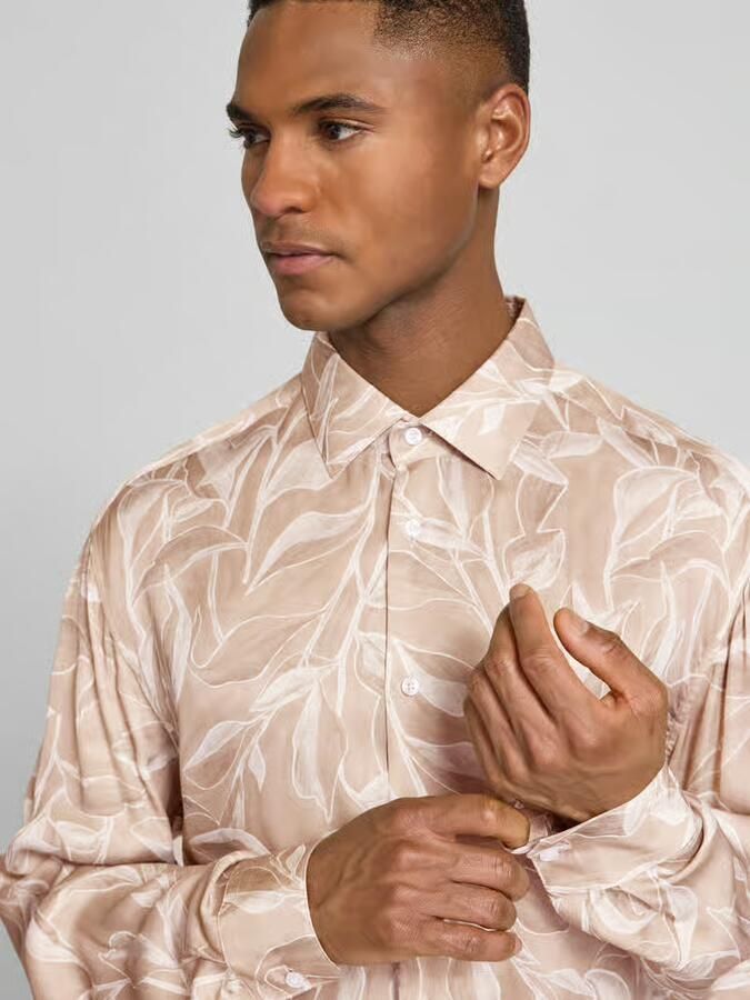 JOOP! COLLECTION Loose fit zakelijk hemd van viscose model 'Matty'