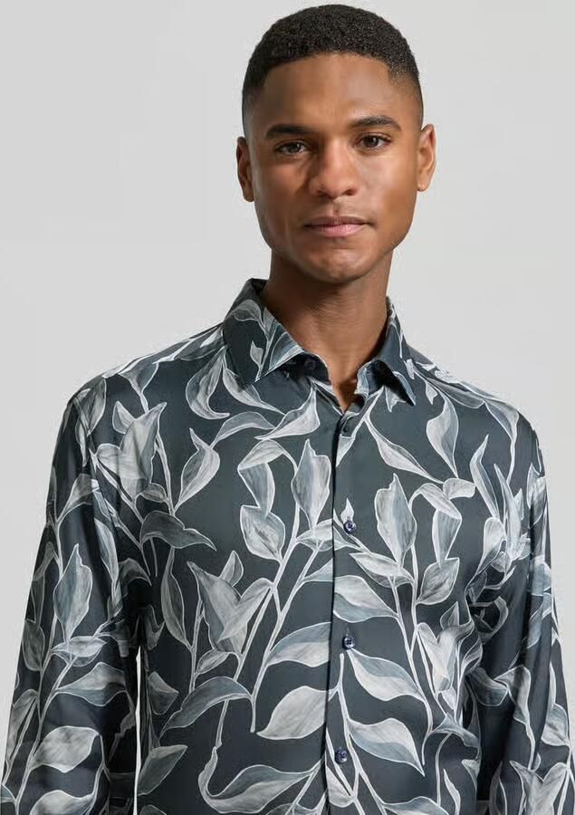 JOOP! COLLECTION Loose fit zakelijk hemd van viscose model 'Matty'