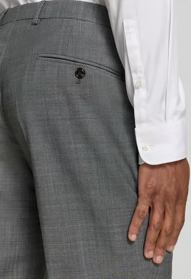 JOOP! Collection Modern fit pantalon met persplooien model 'Brad'