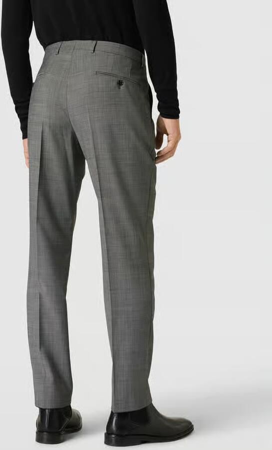 JOOP! Collection Modern fit pantalon met persplooien model 'Brad'