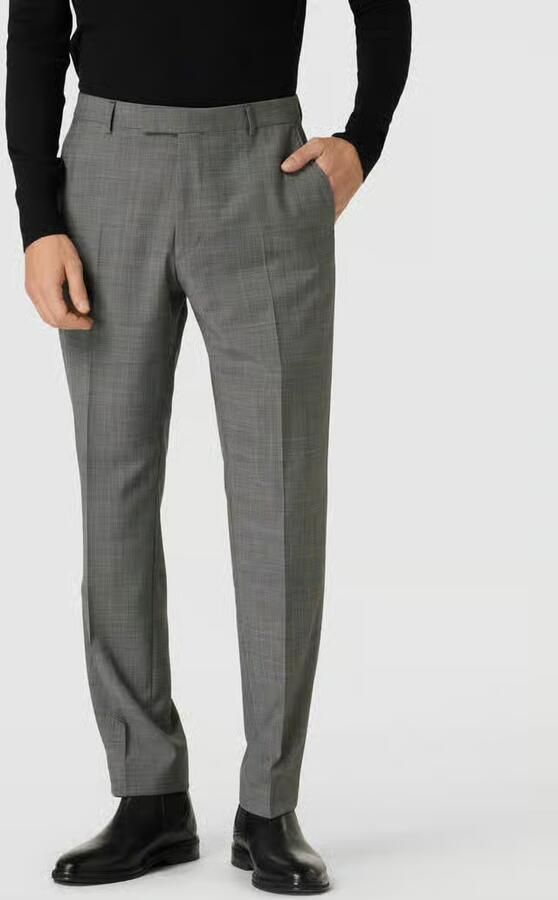 JOOP! Collection Modern fit pantalon met persplooien model 'Brad' - Foto 3