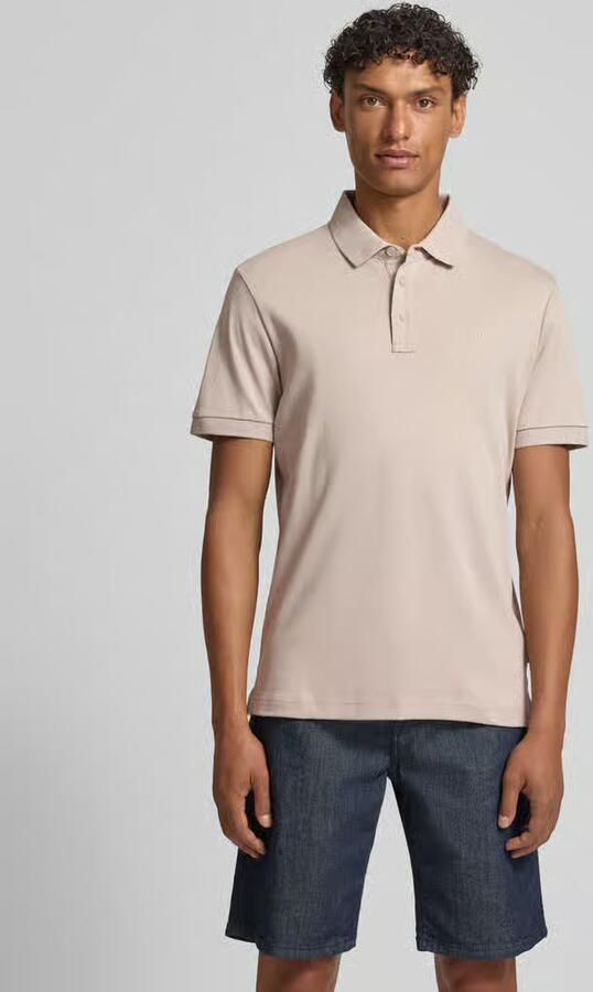 JOOP! COLLECTION modern fit poloshirt met gestikt logo model 'Primo' - Foto 4