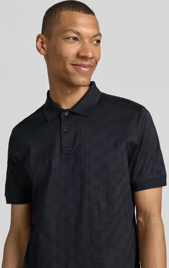 JOOP! COLLECTION modern fit poloshirt met structuurpatroon model 'Roberto'