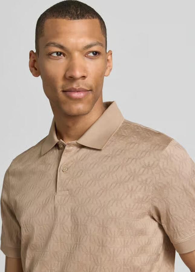 JOOP! COLLECTION modern fit poloshirt met structuurpatroon model 'Roberto'
