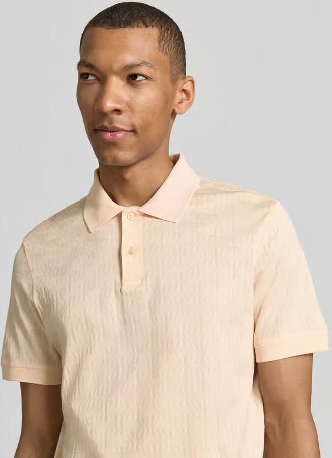 JOOP! COLLECTION modern fit poloshirt met structuurpatroon model 'Roberto'