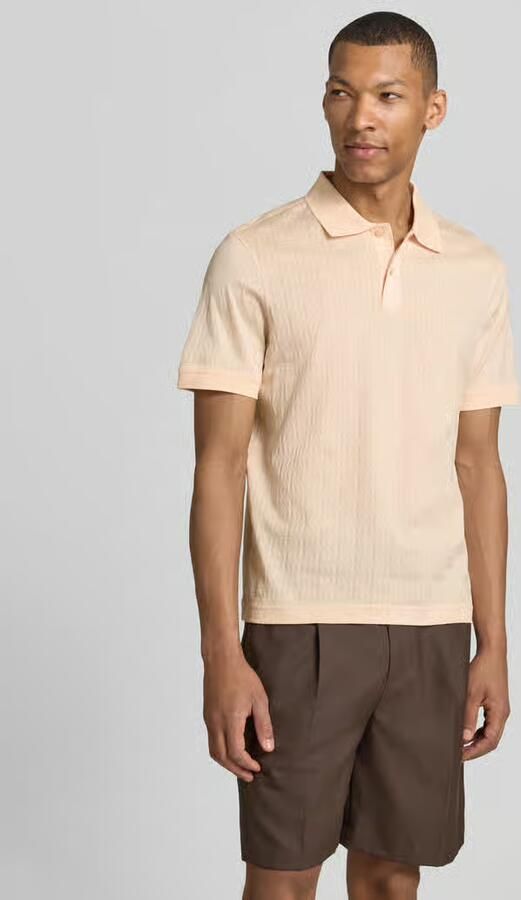 JOOP! COLLECTION modern fit poloshirt met structuurpatroon model 'Roberto' - Foto 3