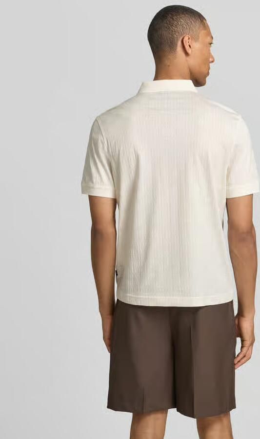 JOOP! COLLECTION modern fit poloshirt met structuurpatroon model 'Roberto' - Foto 2