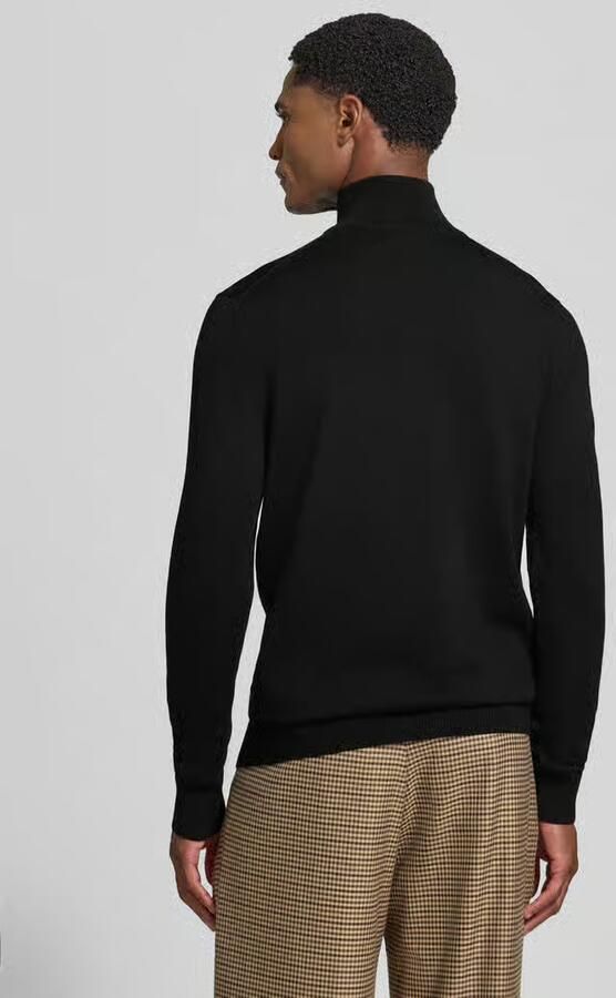 JOOP! Collection Gebreide pullover van scheerwol met opstaande kraag model 'Dario' - Foto 2