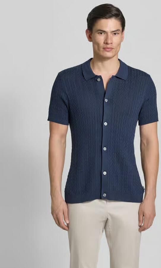 JOOP! COLLECTION Poloshirt in brei-look model 'Tristao' - Foto 3