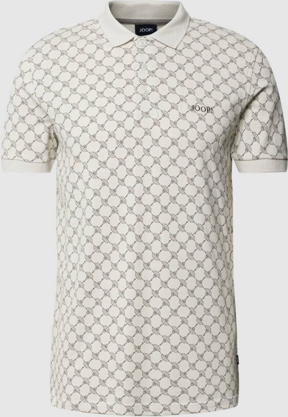 JOOP! Collection Regular fit poloshirt met labelstitching model 'Paigam'