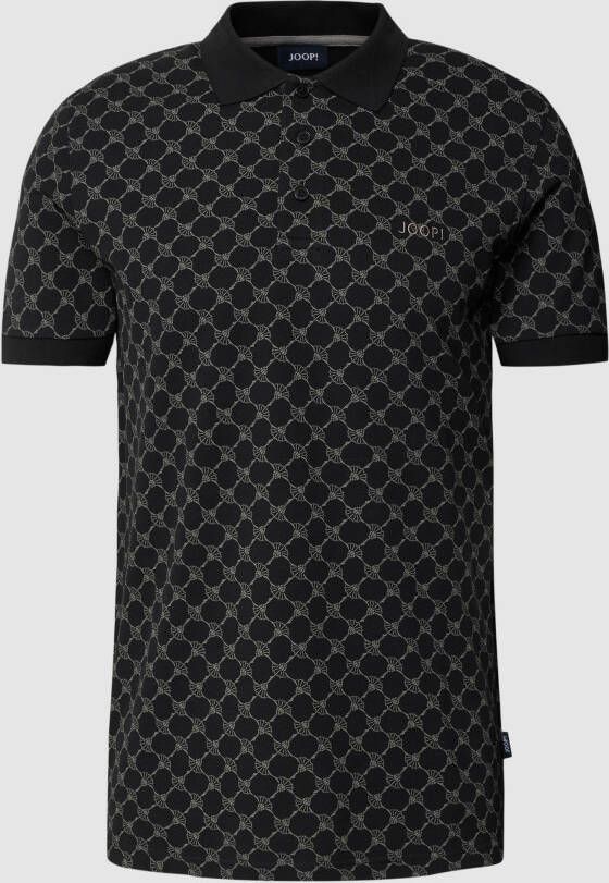 JOOP! Collection Regular fit poloshirt met labelstitching model 'Paigam'