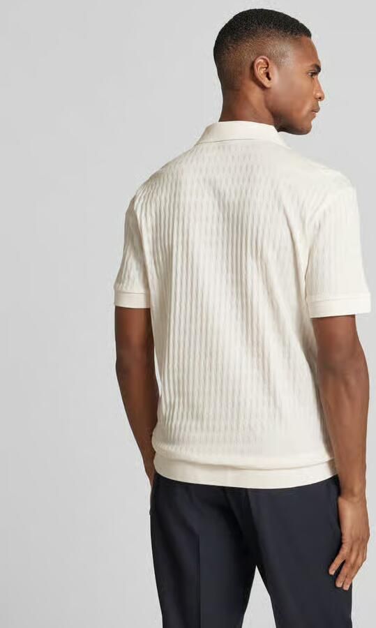 JOOP! COLLECTION Poloshirt met geribde boorden Model 'Cleison'