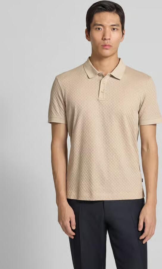 JOOP! COLLECTION Poloshirt met korte knoopsluiting Model 'Roni' - Foto 4