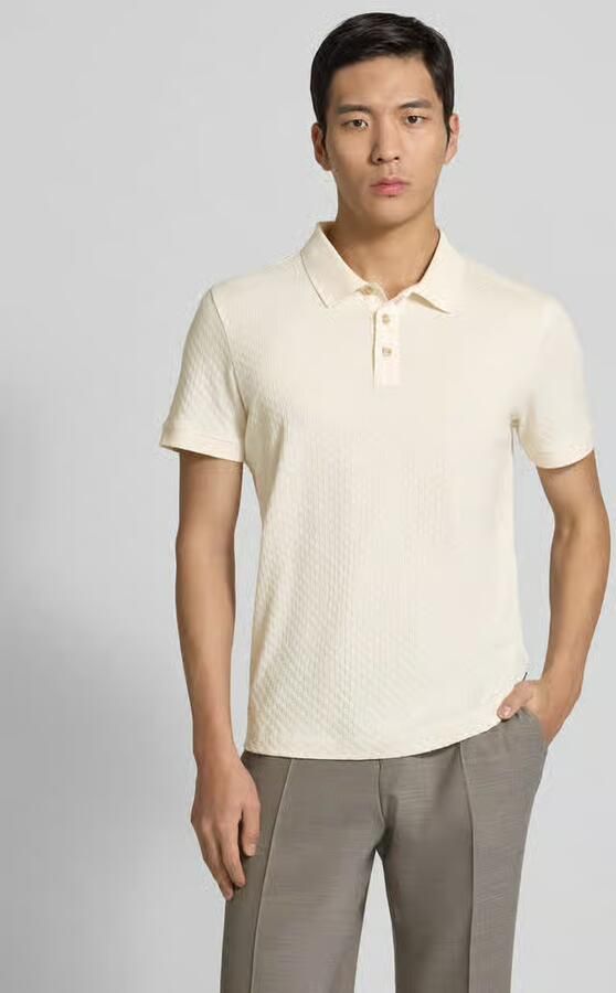 JOOP! COLLECTION Poloshirt met korte knoopsluiting Model 'Roni' - Foto 4