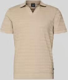 JOOP! COLLECTION Poloshirt met geribde boorden Model 'Cleison'