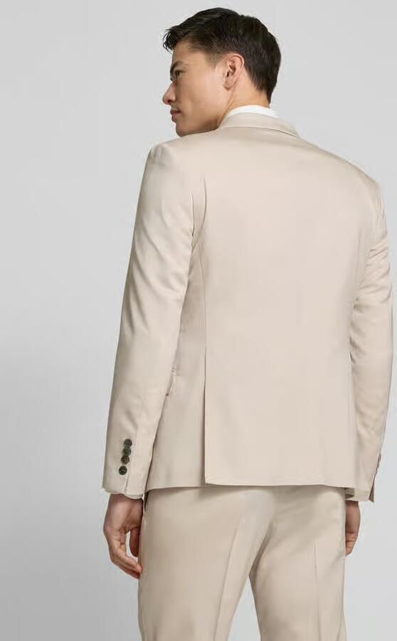 JOOP! Collection Regular fit 2-knoops colbert van een mix van viscose en wol model 'Hawker'