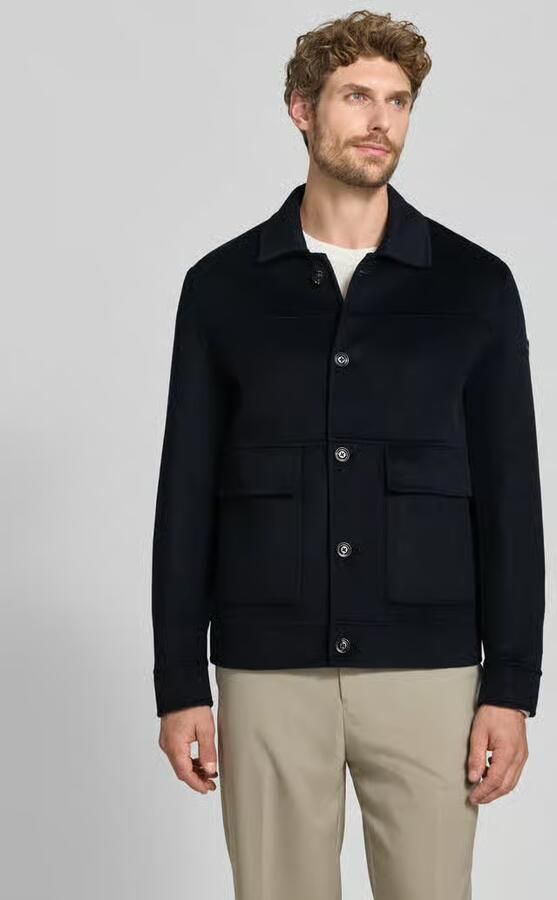 JOOP! COLLECTION Regular fit blouson van wolmix met kasjmier-aandeel model 'Dalstony' - Foto 3