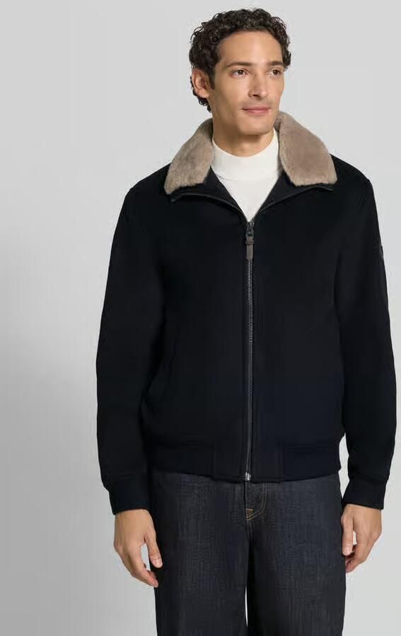 JOOP! COLLECTION Regular fit bomberjack van wolmix met kasjmiergehalte model 'Milton' - Foto 3
