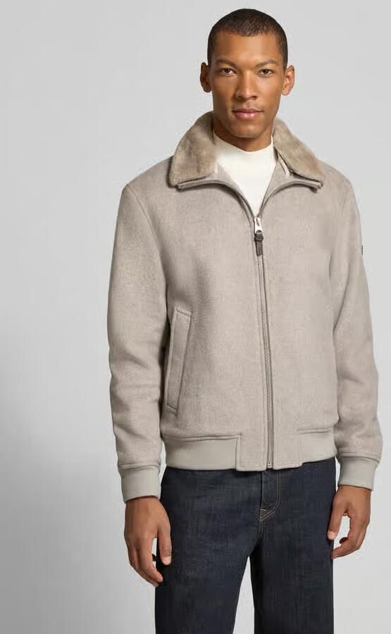 JOOP! COLLECTION Regular fit bomberjack van wolmix met kasjmiergehalte model 'Milton' - Foto 3