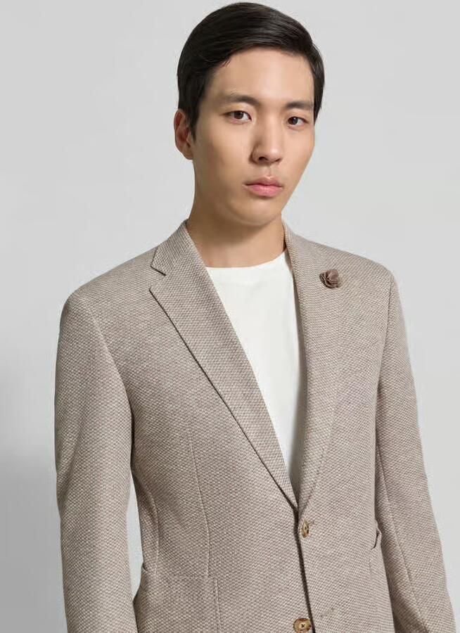 JOOP! COLLECTION Regular fit colbert met bloemenapplicatie model 'Hoverest'